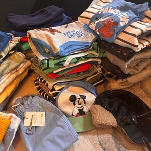 Toddler Boy Clothing Bundle 12m–2T | 100 Pieces |